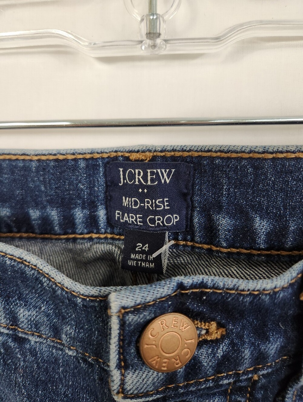 J.crew Mid Rise Flare Crop - Picture 5 of 8